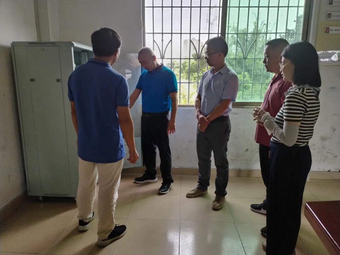 市地震局局长王荣初赴三水区乐平镇开展地震宏观观测台站验收调研工作